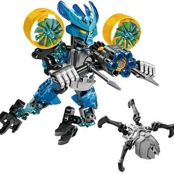 NAUJAS Bionicle Kaukė Šviesos Bionicle Lewa Džiunglių Laikytojas, Sodo Pastatas, Blokinis Suderinama su Hero Factory Modelis Plytų Žaislas