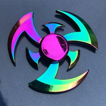 Naujas Rainbow Metalo Vertus Suktuko Dėmesio Žaislas Ninja Fidget Suktuko R188 Electroplate Hibridas Guolis, Žaislai Vaikams, Didmeninė