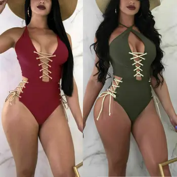 Nauji moteriški maudymosi kostiumėlį, Seksualus Paplūdimio Rankšluosčiai push up monokini bikini Maudymosi 5 Spalvų