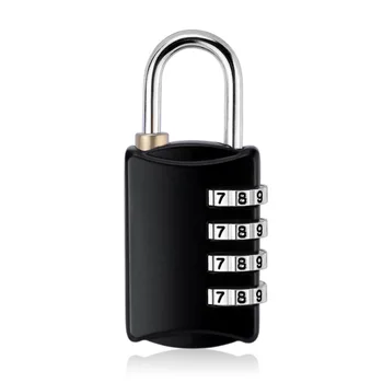 NAUJĄ Slaptažodį Užraktas 4 Skaitmenų Rinkimo Saugumo apsauga Slaptažodžiu Derinys Lagaminą Bagažo Metalo Kodą, Slaptažodį Lock Spynos Kelionės Patinų