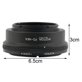 Nešiojamų Juoda Konvertuoti Adapteris Varžtu Pritvirtinkite Objektyvo Žiedą į Canon Sony NEX-3 IR NEX-3C NEX-3N NEX-5 5C Fotoaparato Objektyvo Priedai