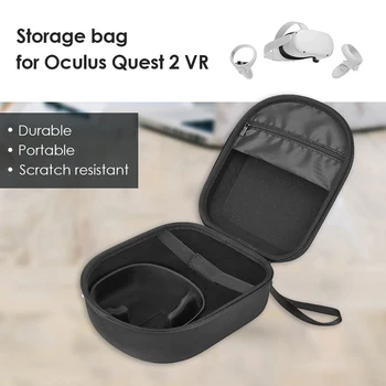 Nešiojamų Mini Saugojimo Krepšys Oculus Quest 2 kietas lukštas, EVA Kelionės dėklą Apsauginė Dėžutė Oculus Quest 2 Priedai