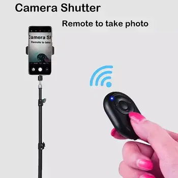 Nuotolinio Užrakto Page Turner Mini Wireless Bluetooth Nuotolinio Užrakto Valdikliu Mygtuką, laikmačio Fotoaparatą, Lazda Išleidimo Telefono