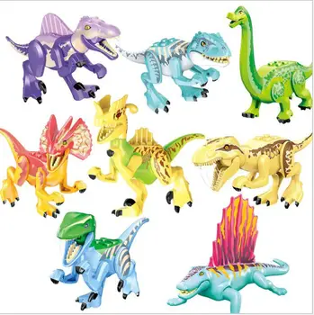 Nustatyti, Pardavimas, Statyba Blokai Pasaulio Mėlyna Žalia Dinozaurų Tyrannosaurs Rex Skaidrus Duomenys Surinkimo Žaislai Vaikams, JŪS 77043