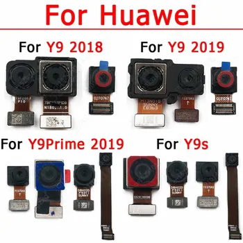 Originalaus Galinio Priekinė Kamera Huawei Y9 Premjero 2018 2019 Y9s Priekinės Reversas Selfie Susiduria Galinio Vaizdo Kameros Modulis Flex Atsarginės Dalys