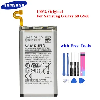 Originali Originalios Baterijos EB-BG960ABE Samsung Galaxy S9 SM-G960 SM-G960F SM-G960U SM-G960W G960F/DS G9600 3000mAh +Įrankiai
