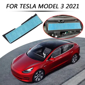 Oro paėmimo Grotelės Apsaugine danga Automobilių Oro Kondicionavimo Įleidimo Filtro Pakeitimo Tesla Model 3 2021 Oro Kondicionavimo Filtro