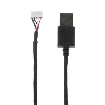 Patvarus Nailono Tinklelio Linijos, USB Pelės Kabelio Pakeitimas Vielos Razer DeathAdder Elito Laidinio Žaidimų Pelės