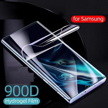 Pilnas draudimas Hidrogelio Plėvelės Samsung Galaxy A50 A10 A20 A40 Screen Protector Filmas 