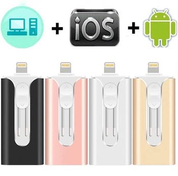 Populiarus USB 3.0 Flash Drive, Mirco USB/IOS/ Pen Drive 