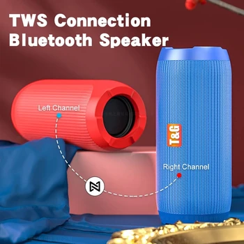 Portable Bluetooth Speaker Belaidžio Bosinė Kolonėlė Vandeniui Lauko Garsiakalbiai Paramos AUX TF FM USB žemų dažnių garsiakalbis Boombox TG117 Muzika