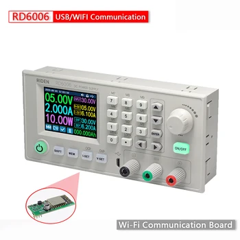 RD6006 RD6006W USB Testeris WIFI DC-DC Voltmeter Įtampa Srovės Žingsnis žemyn Maitinimo Modulis Spardytis Įtampos Keitiklis Voltmeter