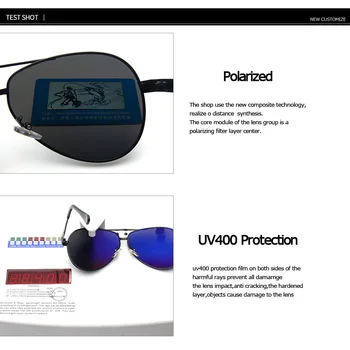 Retro akiniai nuo saulės vyrams Polaroid akiniai nuo saulės lęšius vasaros kelionių esminius poliarizuoti stiklai 
