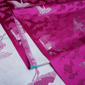 Rose Krano žakardo stiliaus brokatas damask audinio Drabužių, užuolaidų staltiesė sofos pagalvėlių apmušalai kratinys 
