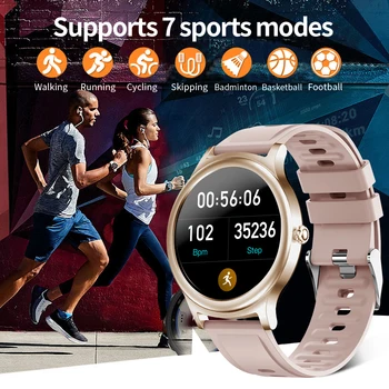 SENBONO 2021 Smart Watch Moterų IP68 Vandeniui Fitness Tracker Lady Laikrodis Sporto Širdies ritmo Vyrų Smartwatch 
