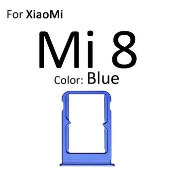 Sim Micro SD Kortelės Lizdas Laikiklio Lizdo Dėklas Reader XiaoMi Mi 8 Lite A1 5X Adapteris Bako Jungtis atsarginės Dalys
