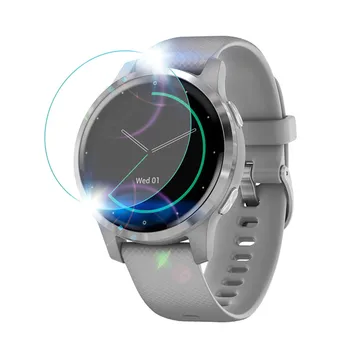 Smart Priedai Smartwatch raštas Sprogimų Grūdintas Stiklas Screen Protector Kino Garmin Vivoactive 4 3PCS