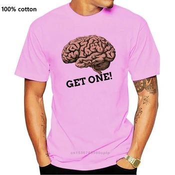 Spausdinti Naujausias Smegenų Gauti Vieną Anatomija nuotrauką dovanų idėja kvaila marškinėlius vyrams Laisvalaikio mens t marškiniai plius dydis Hipster HipHop Viršų