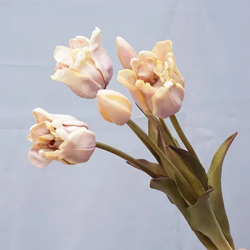 Specialios nekilnojamojo touch sillicone baroko tulpės Prabanga dirbtinės gėlės namų puošybai vestuvių fotografija dekoratyvinės gėlės