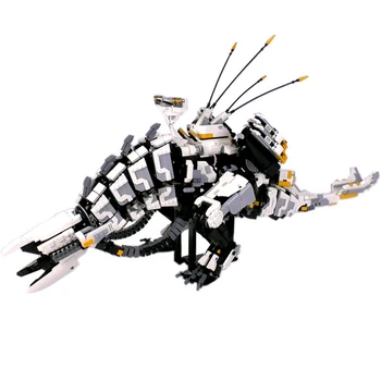 SS plytų Super Mechaninė Dragon Aušra Perkūnas Dantų Mechaninė Serijos blokai robotai Asamblėjos Žaislai vaikams dovanos