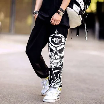 Streetwear hip-hop bėgiojimo kelnės vyriškos kelnės kalpokių kelnės atsitiktinis sweatpants