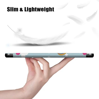 Tablet Case For Samsung Galaxy Tab A7 Lite 8.7-colių Jaunimo Edition T220 Tabletę, Padengti Visiškai Padengti Smart Apversti PU Stovėti Planšetinio kompiuterio Dangtelis