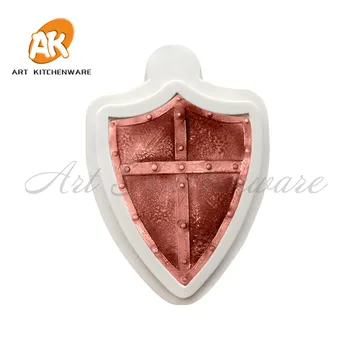 Tradicional Shield Silikono Formos Tortas Dekoravimo Įrankis Silikono Minkštas Pelėsių Tortas Dekoravimo Bakeware