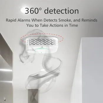 Tuya Wifi, Dūmų Detektoriai, Apsauga Nuo Gaisro Dūmų Detektorius Namo Saugiai Saugumo Dūmų Signalizacijos Jutiklis App Remmote Kontrolės Smart Home