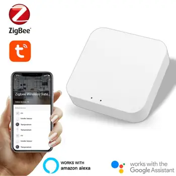Tuya Zigbee Tiltas Smart Home Zigbee 3.0 Sąsajos Smart Hub Gyvenimo APP Nuotolinio Valdymo Zigbee Įrenginių Per Darbų su Alexa