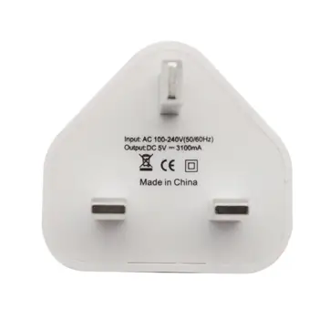 Universalus 1/2/3-Port USB UK Kištukas 3 Polių Sienos Įkroviklis Adapteris Su 1/2/3 USB jungtys Kelionės Įkroviklis Įkrauti Telefoną, X 