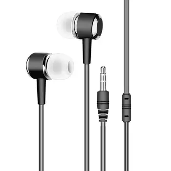Universalus 1.2 m Laidinio In-Ear ausinės, Ausinių, Muzikos Ausinės 3,5 mm Kištukas Stereo Ausines Telefono, Tablet PC Nešiojamas MP3