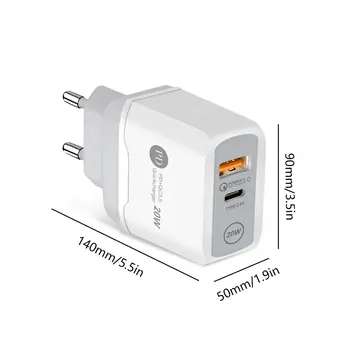 USB Kroviklis Greito Įkrovimo 20W Greito Įkrovimo IPhone 12 Pro Max C Tipo Kroviklio Adapteris, skirtas 