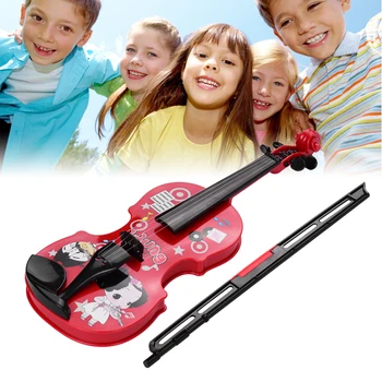 Vaikai Mažai Smuikas su Smuikas Lankas Įdomus Švietimo Muzikos Instrumentai Elektroninio Smuiko Žaislas, skirtas Vaikams Vaikams