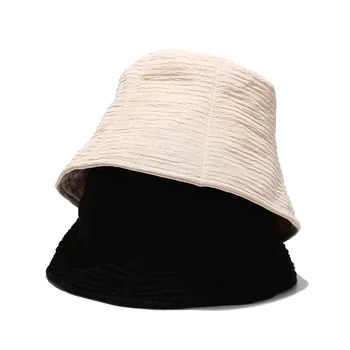 Vasaros Harajuku Kibiro Kepurę Moterims Šifono Plonas Stiliaus Kibirą Skrybėlės Žvejybos Lauko Panama Hip-Hop Bžūp Vasarą Žvejys Skrybėlę