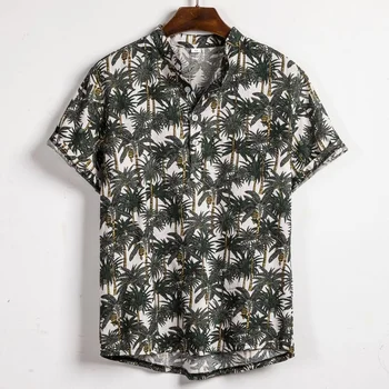 Vasaros Skalbiniai, Marškiniai Vyrams, Atsitiktinis Spausdinti Markės Marškinėliai Vyrams trumpomis Rankovėmis Mygtuką Viršūnes Prarasti Mados Vyrų Paplūdimio Havajų Shirt Mens