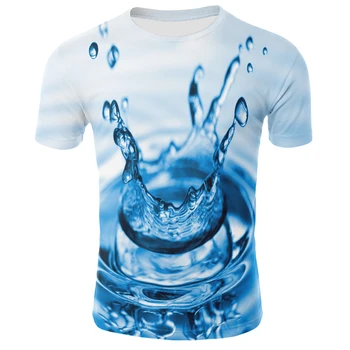 Vasaros vyriški T-shirt Šilko T-shirt O-kaklo Trumpą Juokingi vyriški marškinėliai vyriški T-shirt Top marškinėliai