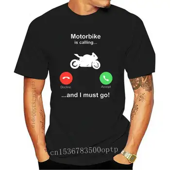 Vyrai t-shirt Juokinga Motociklo Dviratininkas Dovanų marškinėlius Moterims marškinėliai