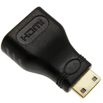 Vyrų ir moterų HDMI adapteris-suderinama Mini Vyrų C Tipo HDMI-suderinama Standartinių Moterų Tipas Keitiklio Jungties Adapteris