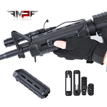 WADSN Taktinis MOE Rankų apsaugą 7 cm, Striukės Nailono Plastiko Handguard Picatinny Rail Padengti M4 AK Medžioklės Ginklų Aksesuarai