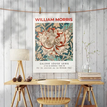 William Morris Streptococcus Louisse Leiris Parodos Plakatas, William Vintage Gėlių Menas Sienos Nuotrauka, Šiaurės Stiliaus Namų Dekoro Spausdina