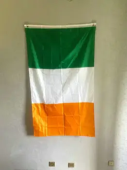 ZXZ Nemokamas pristatymas Hibernian Airija Airijos vėliavos banner 90x150cm Žalia Balta Oranžinė IRE IR AIRIJOS airijoje aukštos kokybės Vėliava