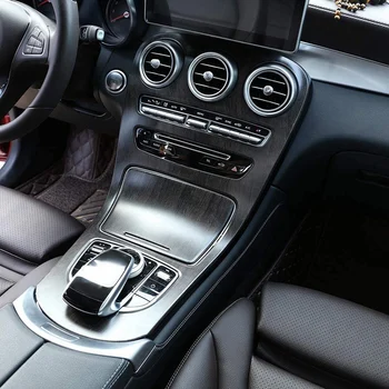 Ąžuolo Medienos Automobilių pagrindinio Valdymo Skydelio Dangtelį Dekoratyvinis Rėmelis Mercedes Benz C Klasė W205 GLC-Klasės X253-2018