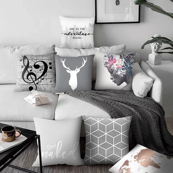 Šiaurės šalių Dizaino Užvalkalas Geometrinio Stiliaus Modernus Paprastas Pagalvėlės Sofa Didelis Pagalvėlė Kambarį Miegamasis Užvalkalas dekoro home40-60cm