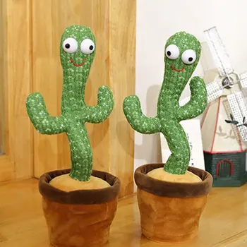 Šokių Kaktusas Žaislas Elektroninių Purtyti Šokių Žaislas Su Dong Pliušinis Mielas Šokių Kaktusas Ikimokyklinio Ugdymo Žaislas