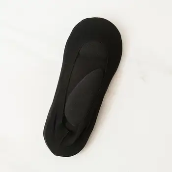 1 Pora 3D Kojinės Arka Parama Pėdų Masažas Sveikatos Priežiūros Moterų Ledo Šilko Kojinės su Gelio Pagalvėlės Nematomas Vidpadžiai Vasarą Kojinės