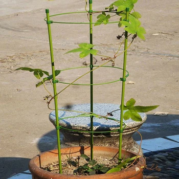1 Vnt Patvarus Kūrybos Laipiojimo Vynuogių Stovo 60cm Plastiku Geležies Augalų Paramos Rėmo Sodo Balkono Augalų, Gėlių Pinučių