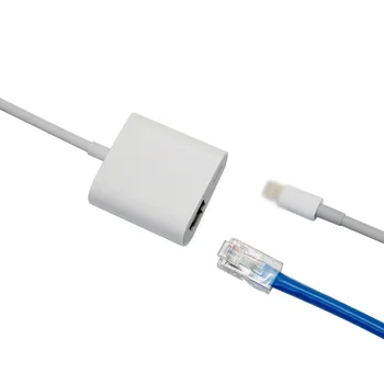 1000mbps-iOS adapterio kabelį USB3.0 RJ45 Ethernet converter Laidinio LAN Tinklo Keitiklis su įkrauti ipad lPhone