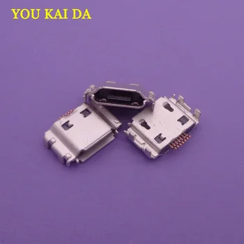 10vnt Micro USB Jungtis Moteris 7 pin Įkrovimo Lizdas samsung S5690 T959 S5630 S5690 S7500 I8530 s8300 T989 I927