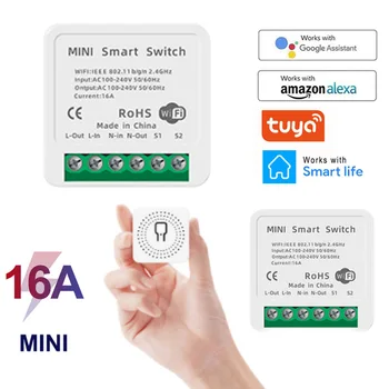 16A Mini Wifi Smart Switch Smart Home 