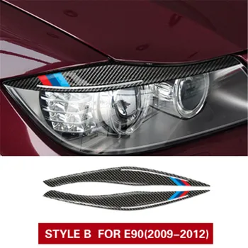 2005-2012 m. BMW E90 3 serijos automobilių žibintų, antakių reikmenys, lipdukai